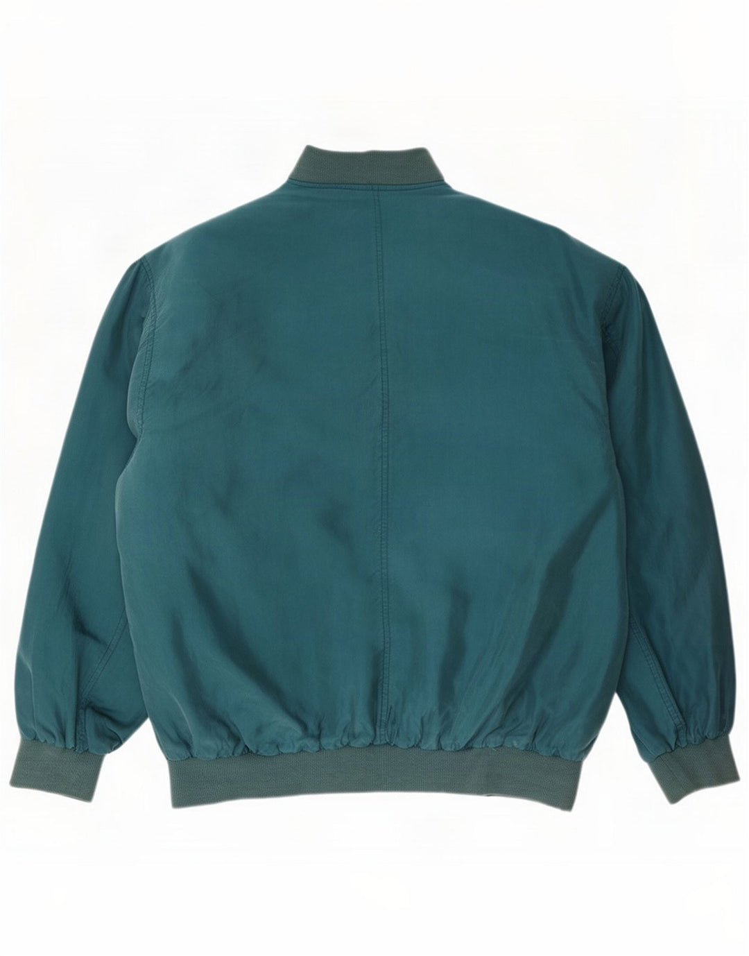 Veste Bomber Homme Rene UK 44 2XL Soie Bleue