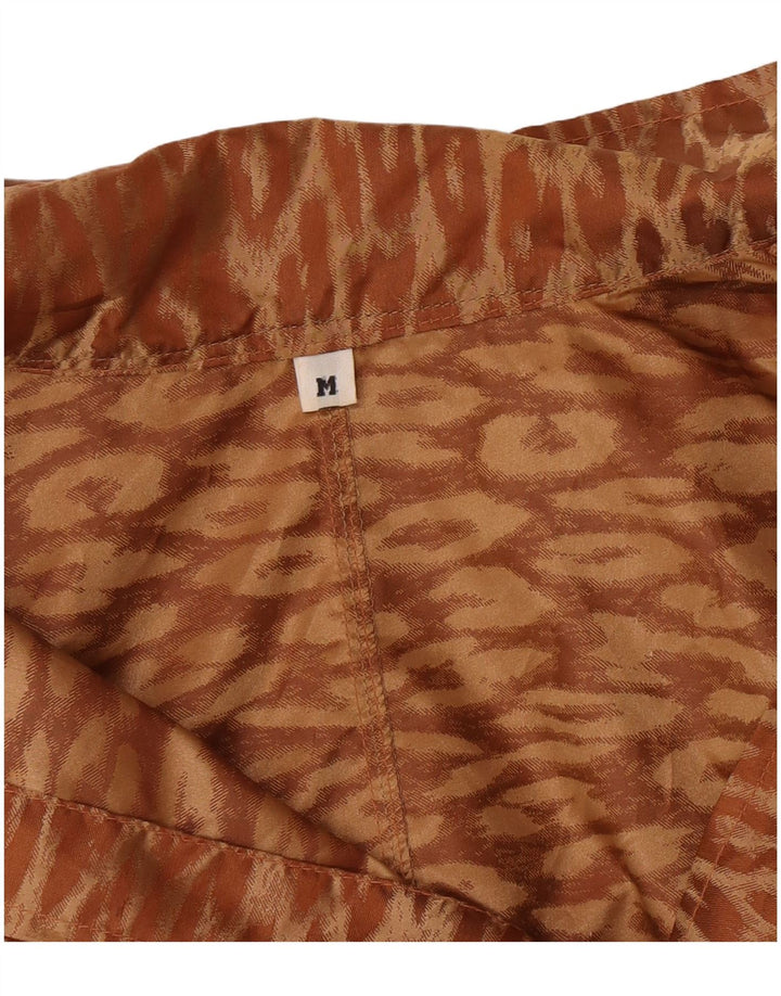 Vintage Womens Oversized Longline Overcoat UK 14 Medium Brown Classic