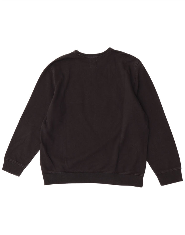 Gap Mens Graphic Sweatshirt Jumper XL Black Cotton