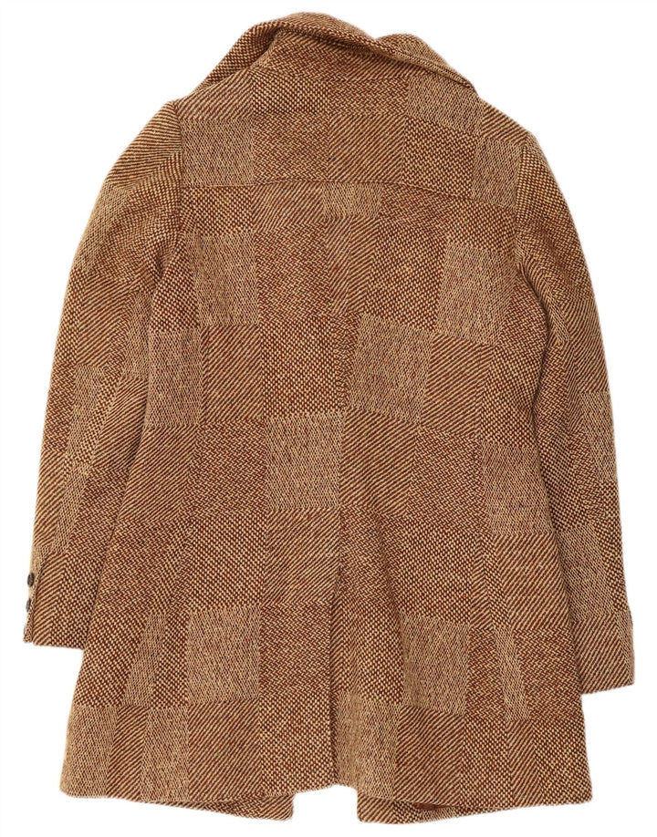 Daniel Hechter Dame Overfrakke UK 8 Small Brown Check