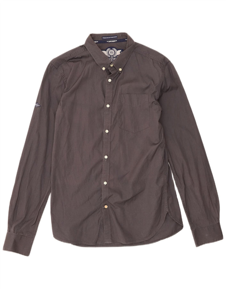 Superdry Chemise Homme Large Gris Coton
