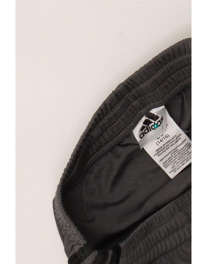 Adidas Sportshorts für Jungen, 14–15 Jahre, Größe L, Grau, Polyester
