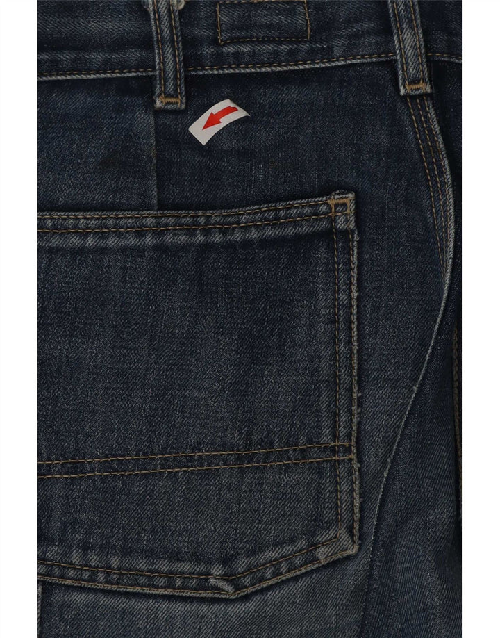 Gas Mens Straight Jeans W29 L33 Blue Cotton