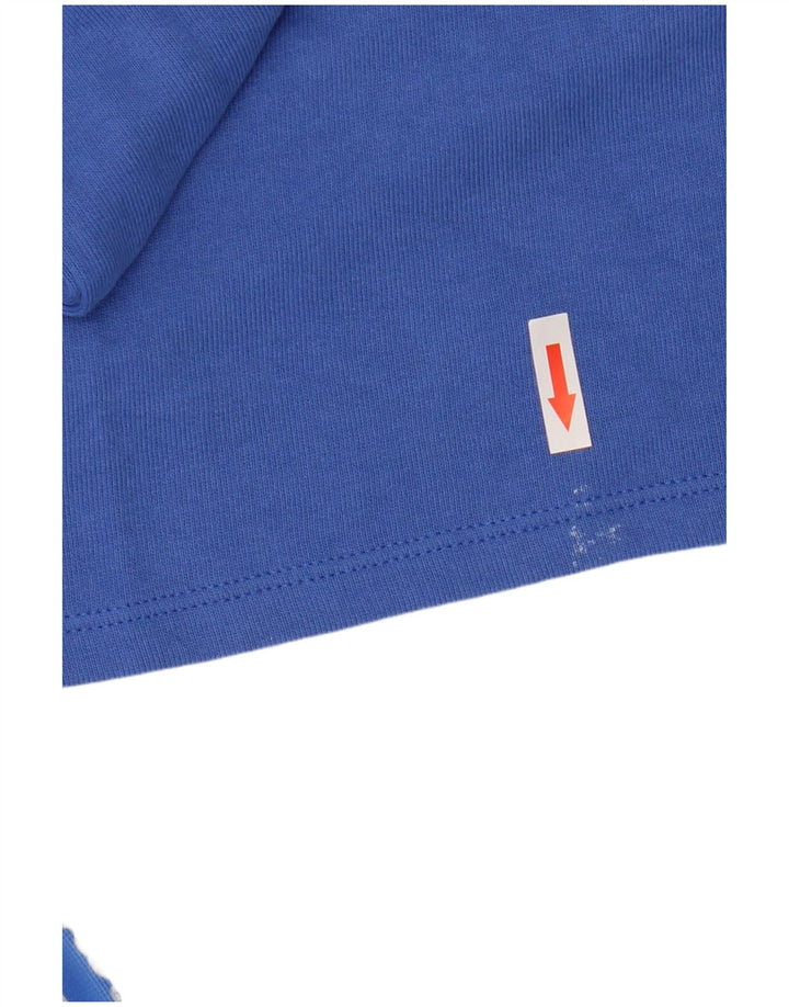 Kappa Womens Tezenis Graphic Oversized Sweatshirt Jumper UK 14 Medium Blue