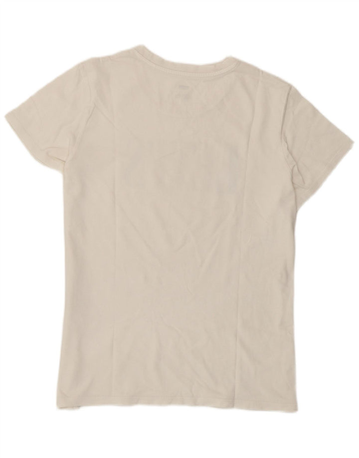 Levi's Womens Graphic T-Shirt Top UK 16 Large White
