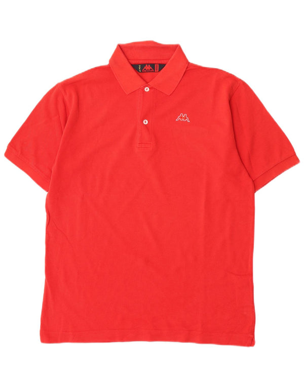 Kappa Polo Homme Rouge Moyen Coton