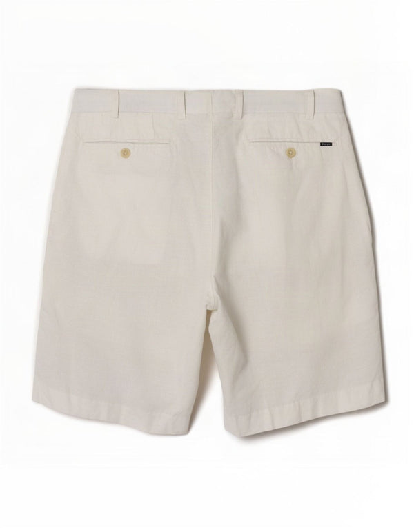 Polo Ralph Lauren Herre Straight Fit Chino Shorts W34 Large White Linen