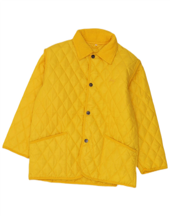 Brugi Ανδρικό καπιτονέ μπουφάν UK 40 Large Yellow Polyamide