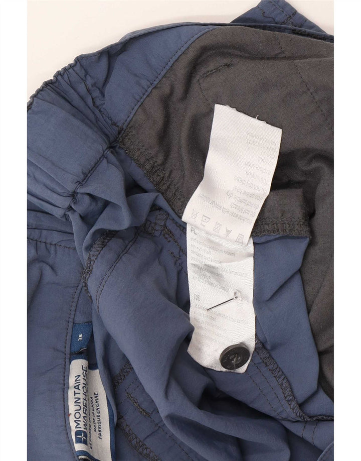Mountain Warehouse Mens Cargo Shorts W36 Large Navy Blue Nylon