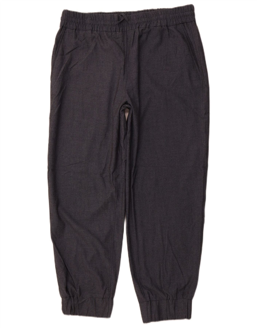ZARA Womens Joggers Chino Trousers XL W32 L27  Grey Polyester