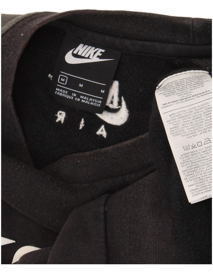 Nike Sweat-shirt graphique en coton noir moyen pour homme