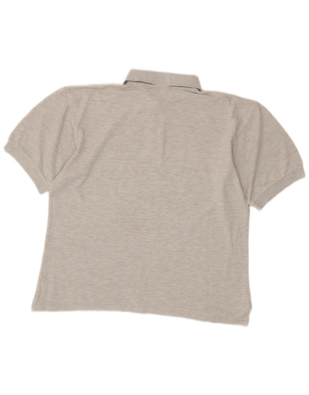 BELFE & BELFE Herren-Poloshirt IT 48 Mittelgrau gesprenkelte Baumwolle