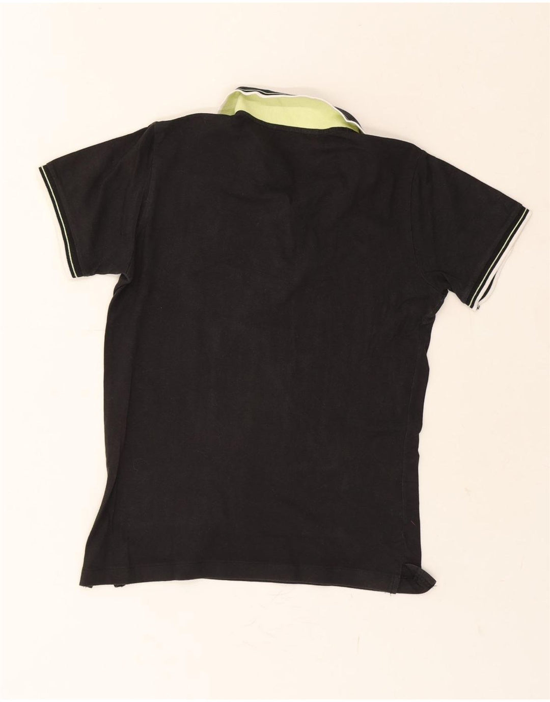 KAPPA Boys Polo Shirt 15-16 Years Large Black Vintage Kappa and Second-Hand Kappa from Messina Hembry 