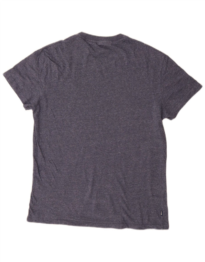 Camiseta Superdry Hombre Top Medium Azul Marino Algodón