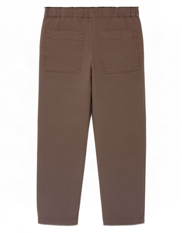 Zara Womens Tapered Cropped Trousers Medium W30 L24 Brun