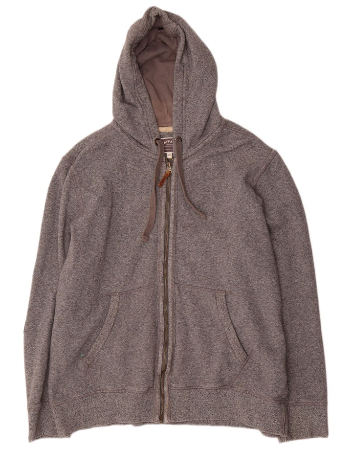 Fat Face Mens Zip Hoodie Sweater 2XL Grey Cotton