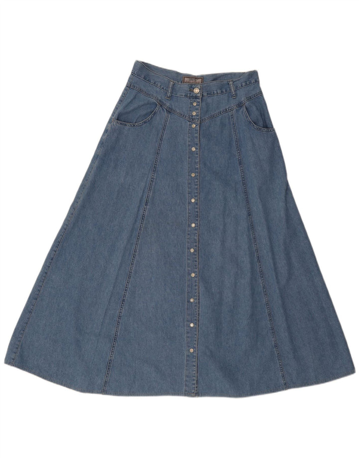 Jep's Womens Maxi Denim Skirt IT 42 Medium W32  Blue