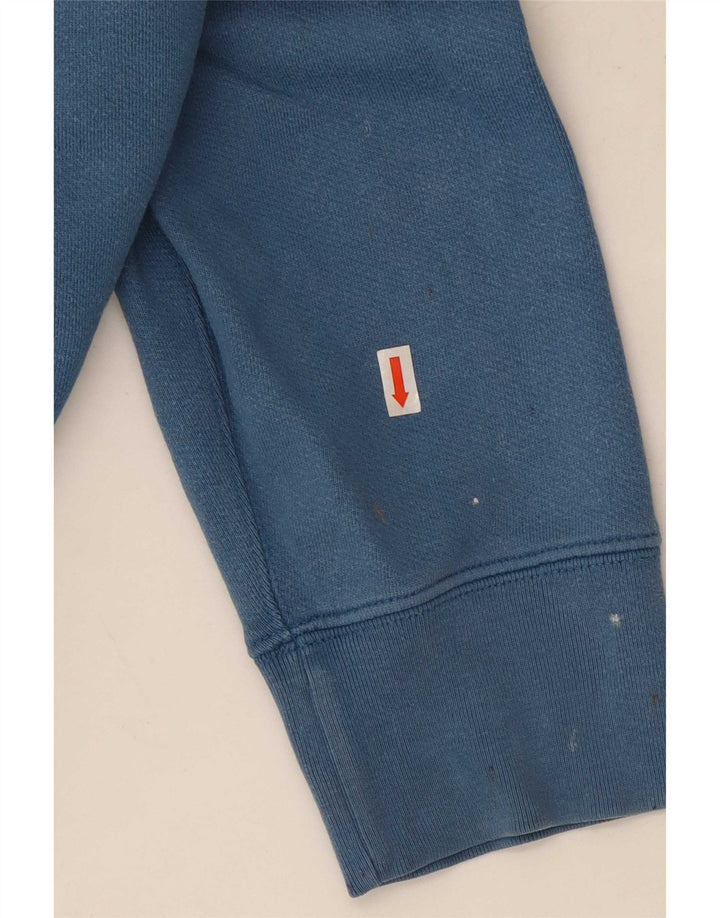 Levi's Mens Graphic Hoodie Jumper Large Blue Cotton