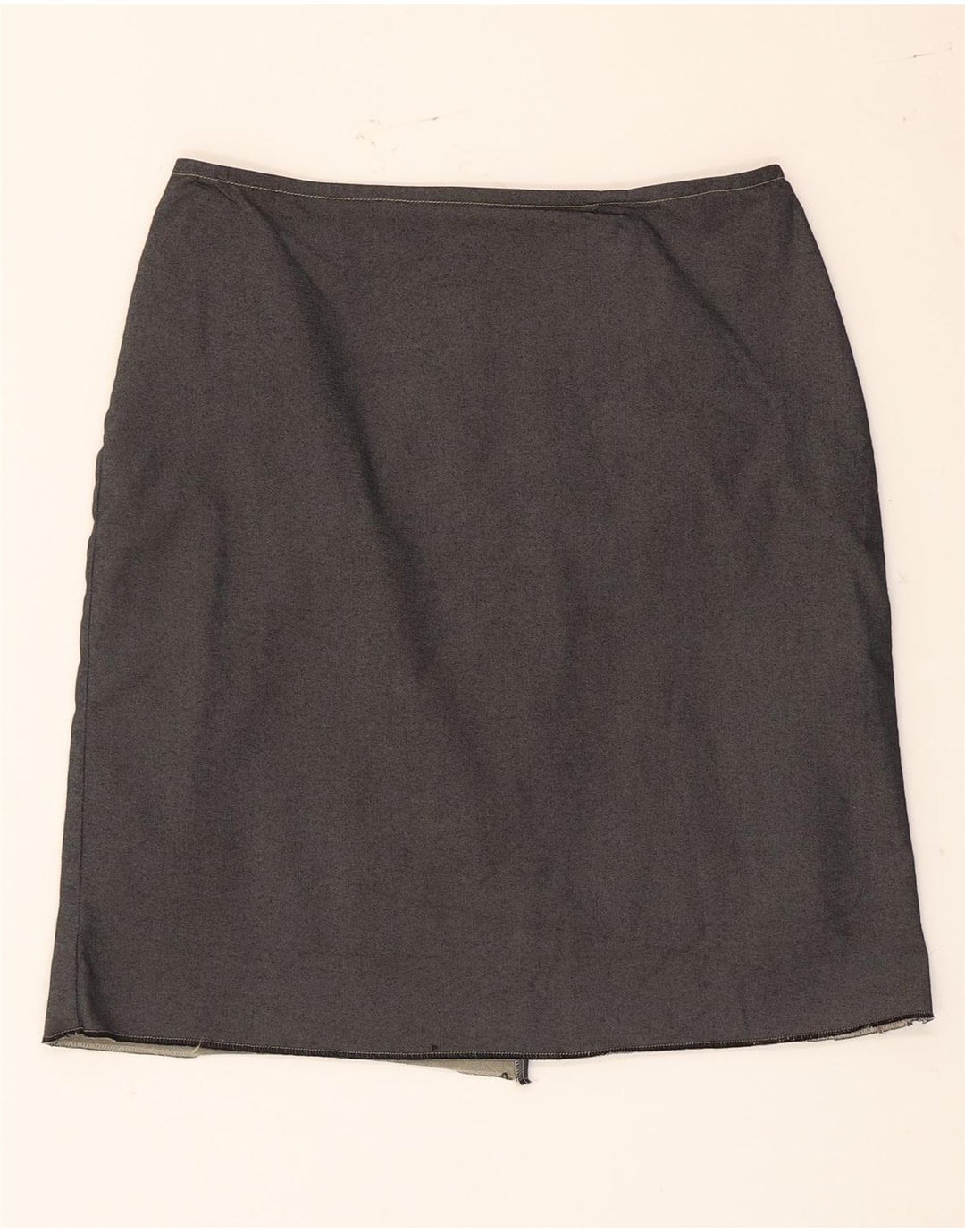 Max & Co. Womens Pencil Skirt UK 8 Small W28  Grey Acetate