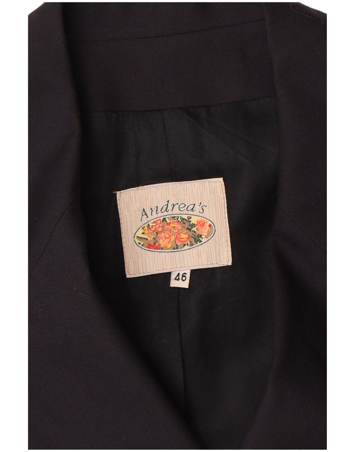 Giacca blazer doppiopetto da donna ANDREA'S IT 46 Large blu navy
