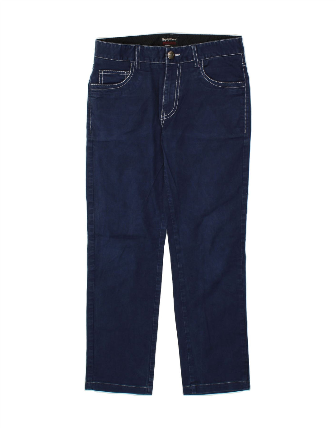 REFRIGIWEAR Womens Slim Jeans W29 L26 Navy Blue Cotton Vintage Refrigiwear and Second-Hand Refrigiwear from Messina Hembry 