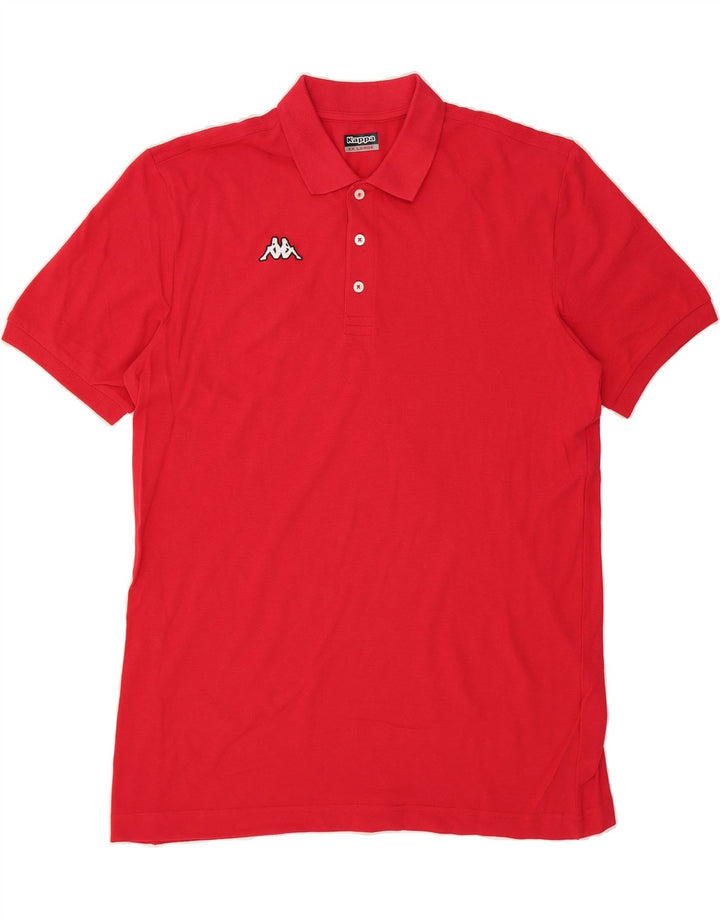 KAPPA Mens Polo Shirt XL Red Cotton Vintage Kappa and Second-Hand Kappa from Messina Hembry 