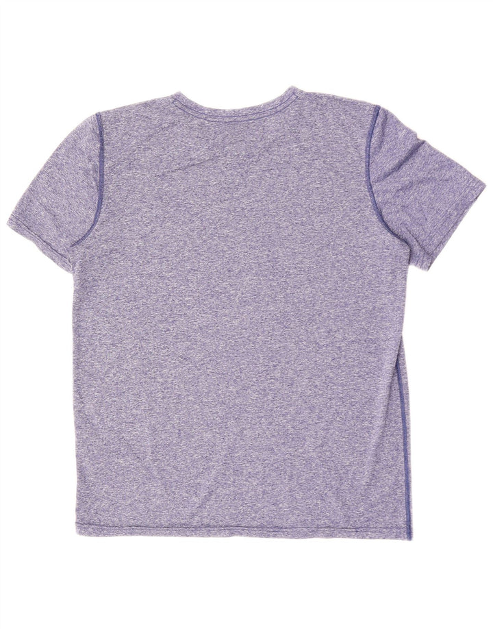 T-shirt da uomo PUMA Top blu medio chiazzato