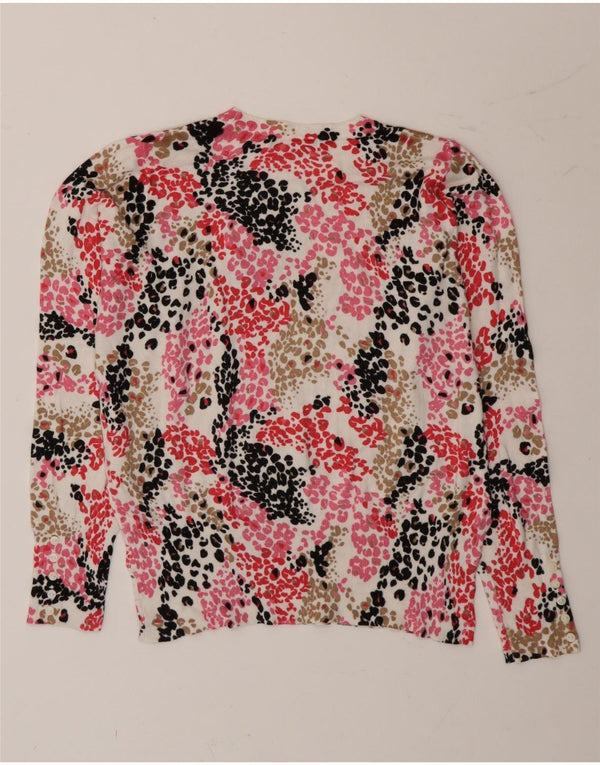 Marks & Spencer Damen-Pullover mit Rundhalsausschnitt, Gr. 14, Größe L, mehrfarbig