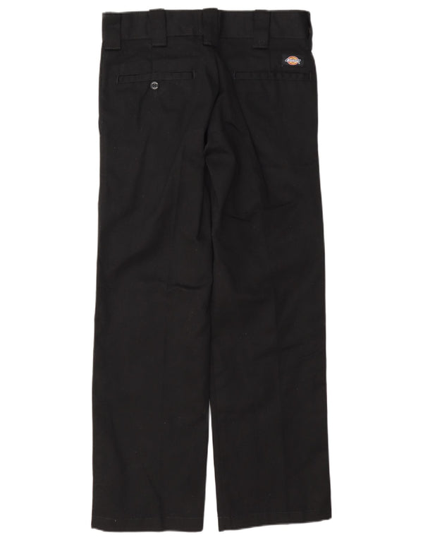 Pantaloni chino slim drepti pentru femei Dickies L28 L30 Poliester negru