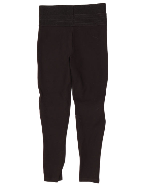 Zara kvinders højtaljede leggings mellem sort polyamid