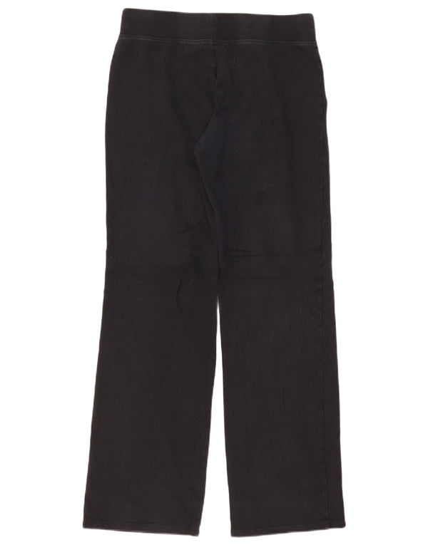 Marks & Spencer Damen Gerade Freizeithose UK 12 Medium W30 L32 Schwarz