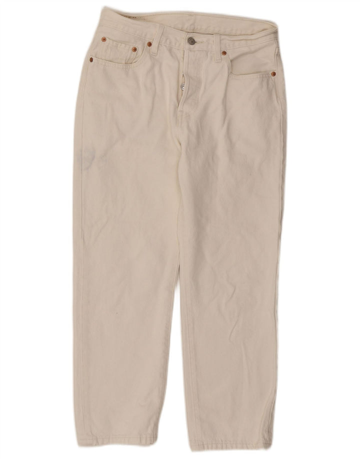 Levi's Jean Fuselé Femme W28 L26 Coton Blanc