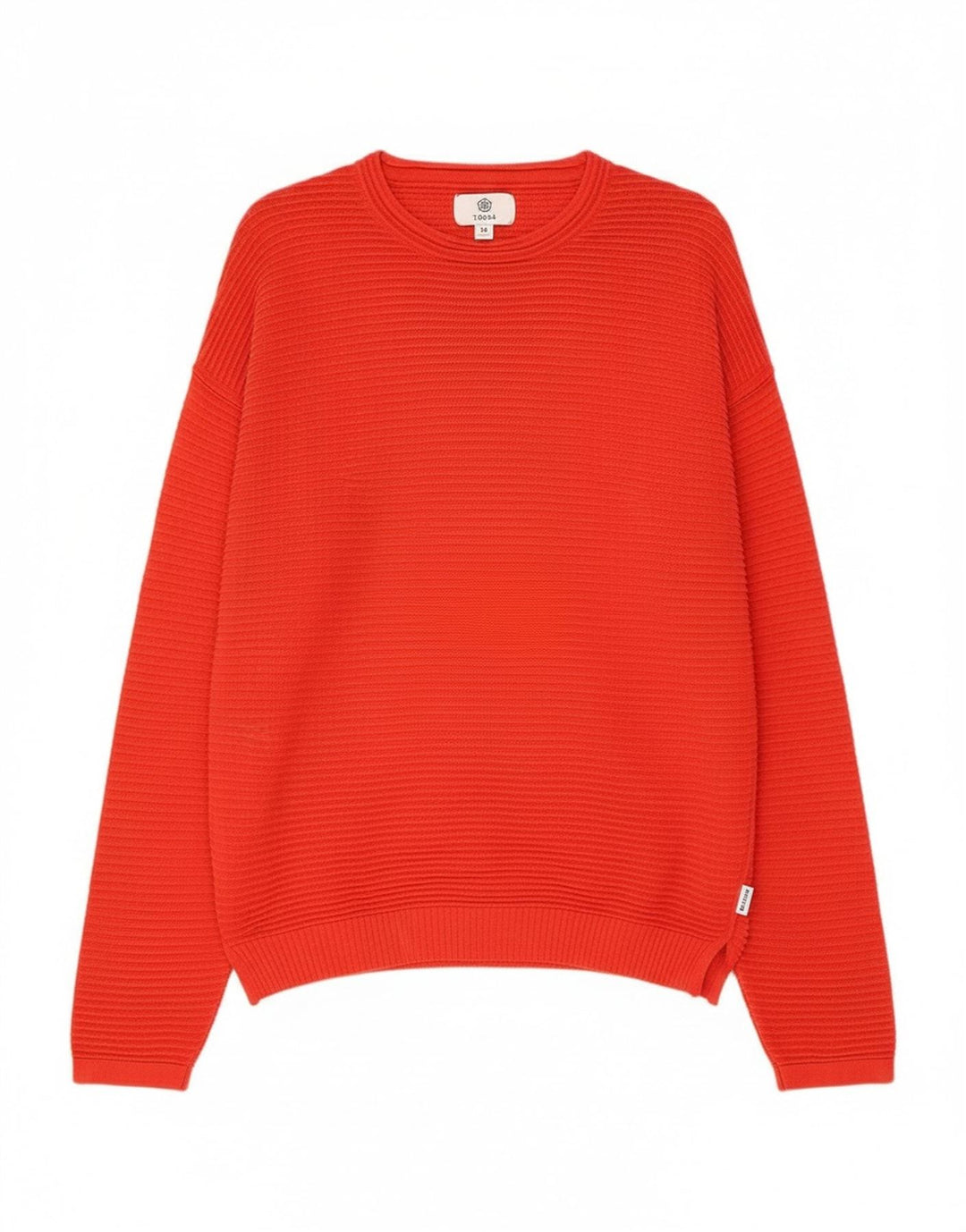 Tog 24 Dame Crew Neck Jumper Sweater UK 10 Small Red