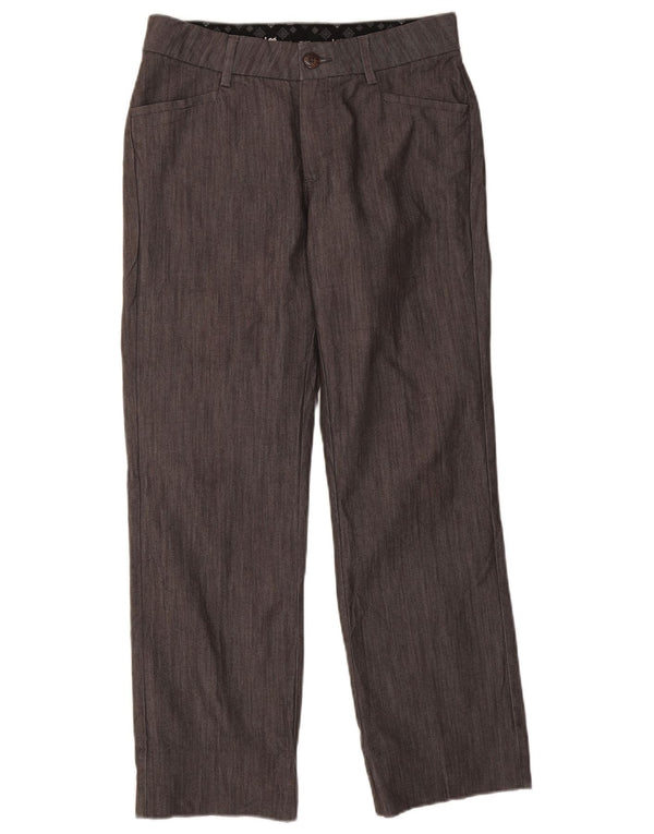 Lee Dame Lige Casual Bukser US 8 Medium W30 L29 Grå Bomuld