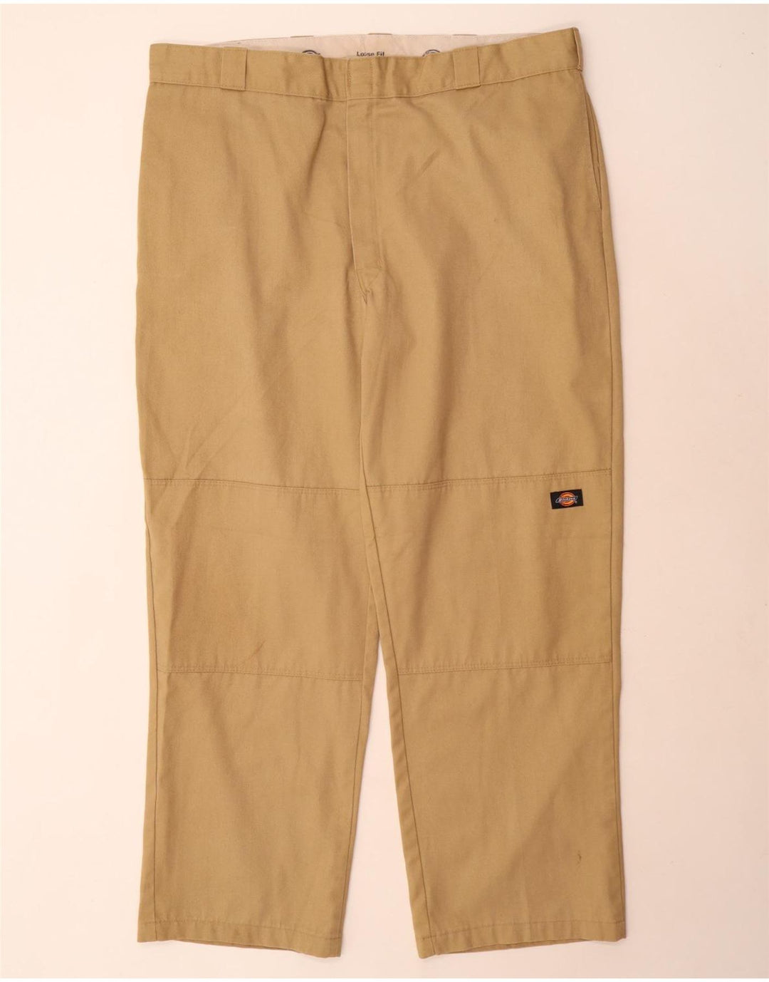 Dickies Herre Loose Fit Cargo Bukser W42 L32 Beige Polyester