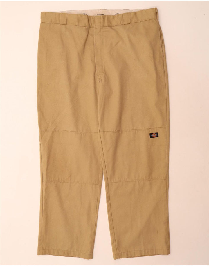 Dickies Herre Loose Fit Cargo Bukser W42 L32 Beige Polyester