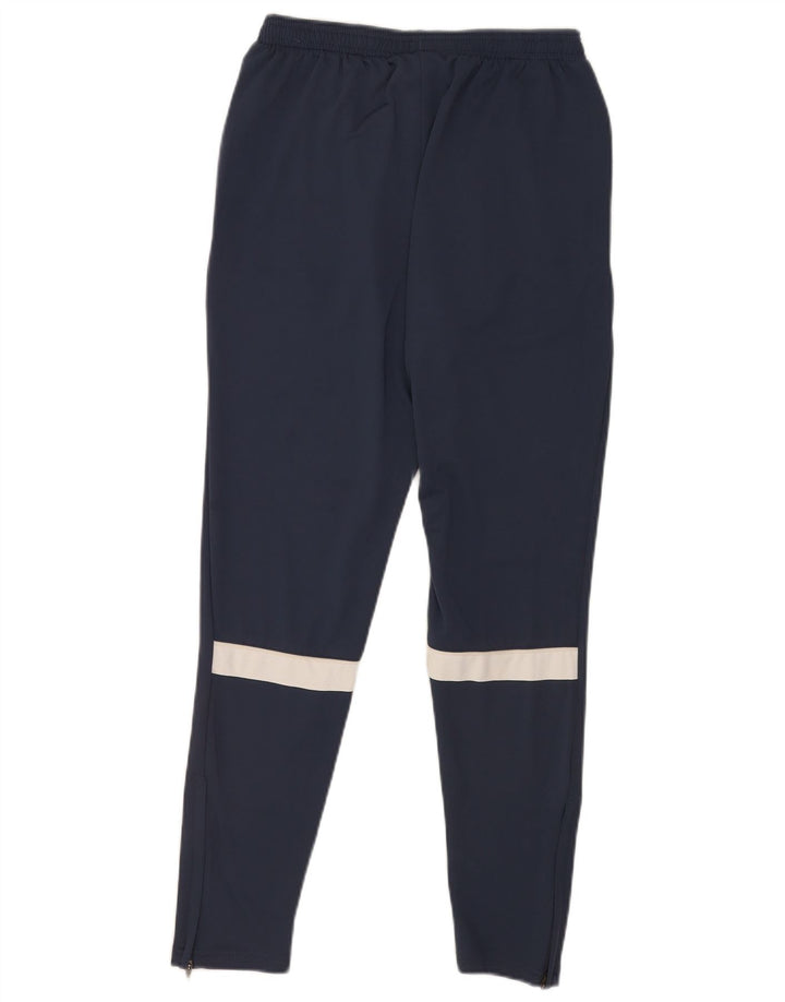 Nike Mens Tracksuit Trousers Medium  Navy Blue Colourblock Polyester Sports
