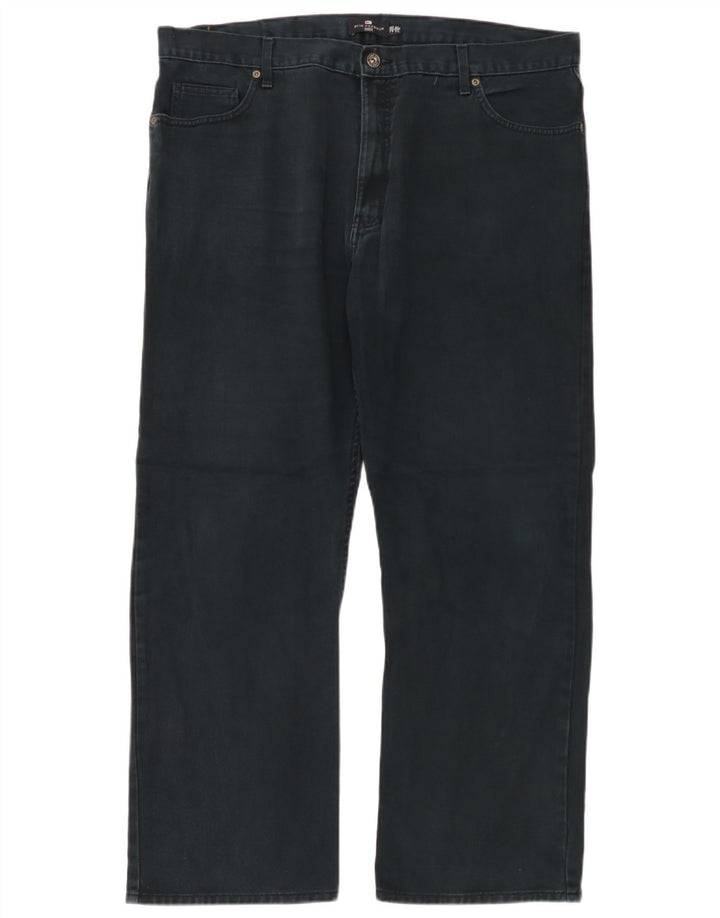 Marks & Spencer Mens Blue Harbour Straight Jeans W42 L31 Black Cotton