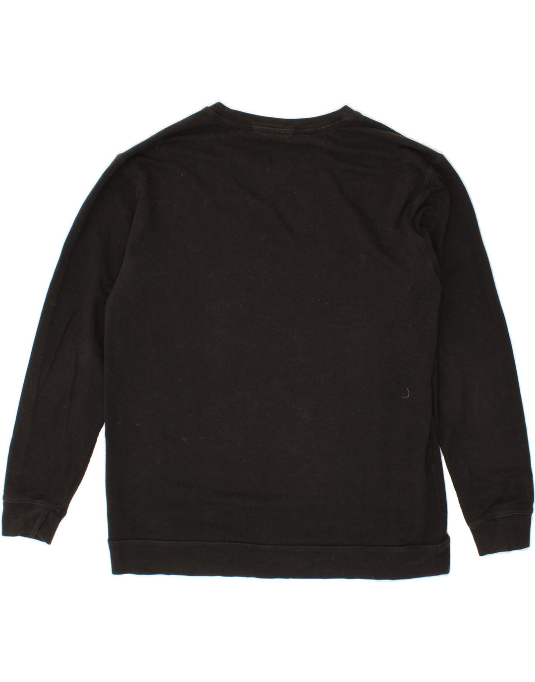 PINK Mens Sweatshirt Jumper Medium Black Cotton Vintage Pink and Second-Hand Pink from Messina Hembry 
