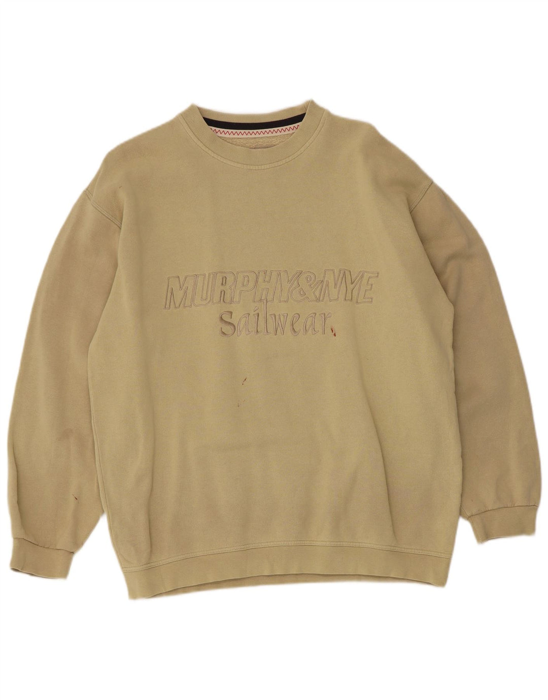 Ανδρικό γραφικό φούτερ Murphy & Nye Jumper Medium Khaki Cotton