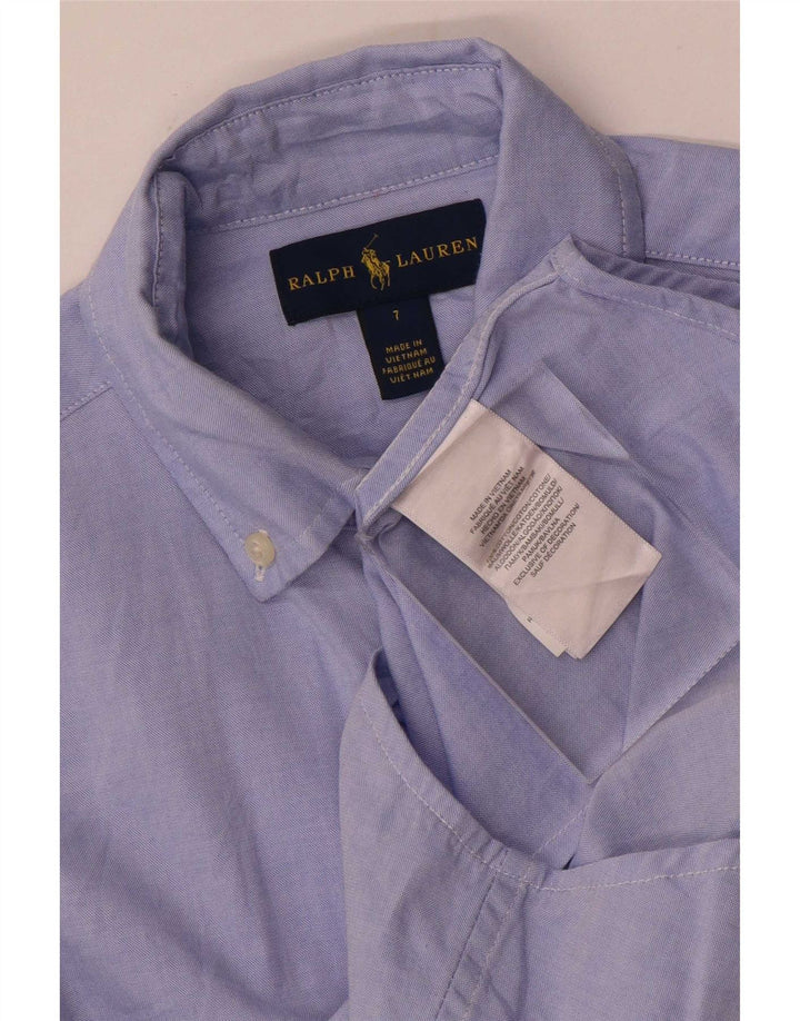 Ralph Lauren Boys Shirt 6-7 Years Blue Cotton