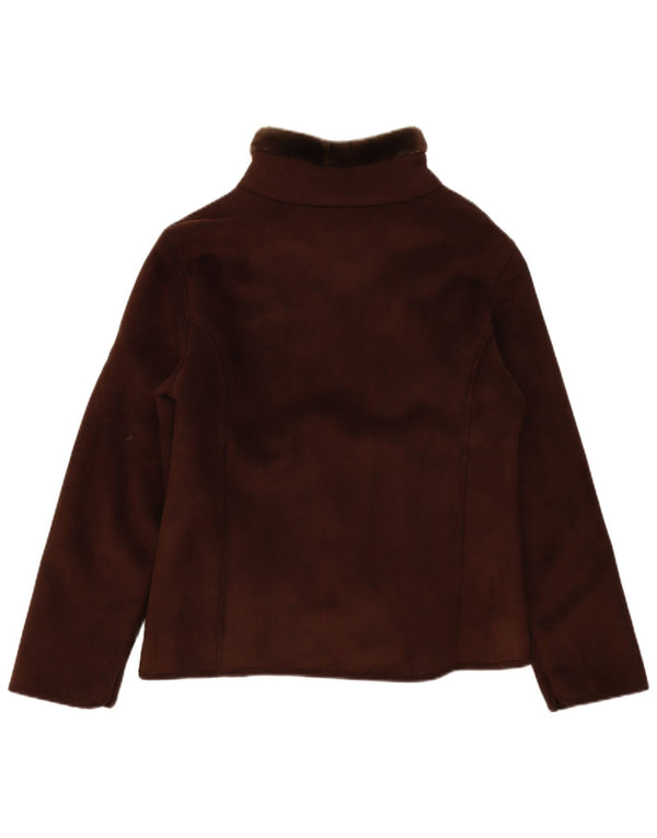 Giacca Sherpa da donna Jack Murphy UK 14 Large Marrone Acrilico