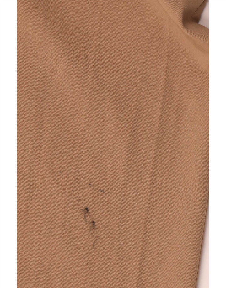Zara Womens Wide Leg Chino Trousers Medium W28 L30 Brown Polyester