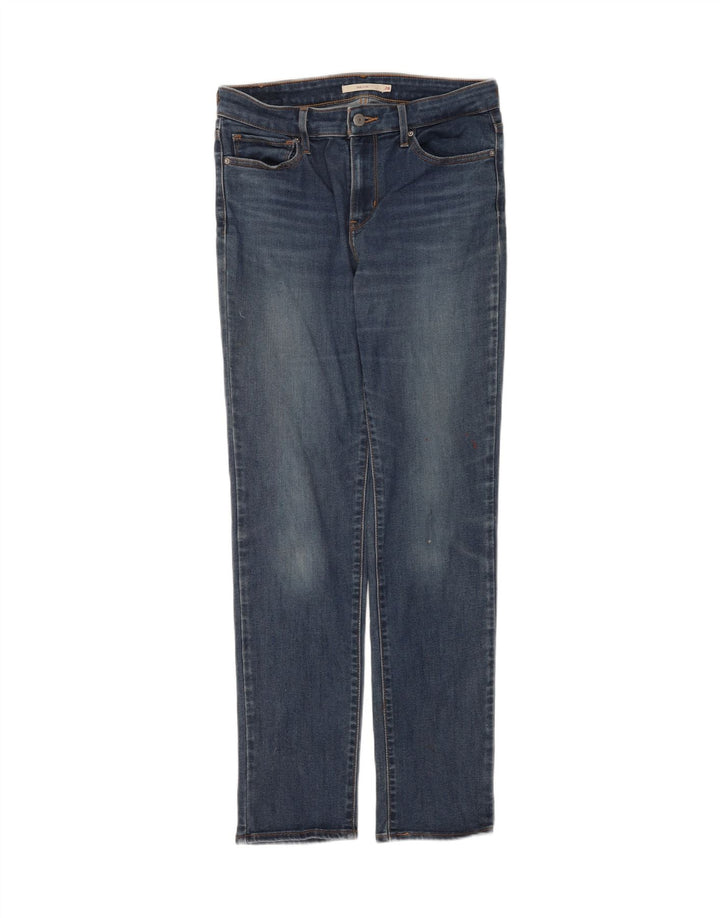 Levi's Dame 712 Slim Jeans W28 L32 Blå