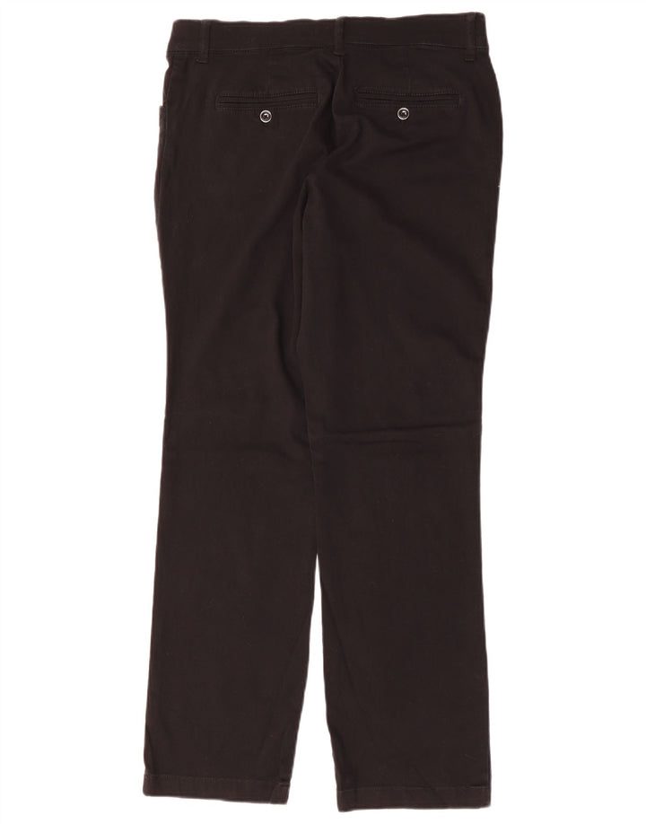 LEE Womens Mid Rise Regular Fit Casual Trousers US 8 Medium W32 L30 Black