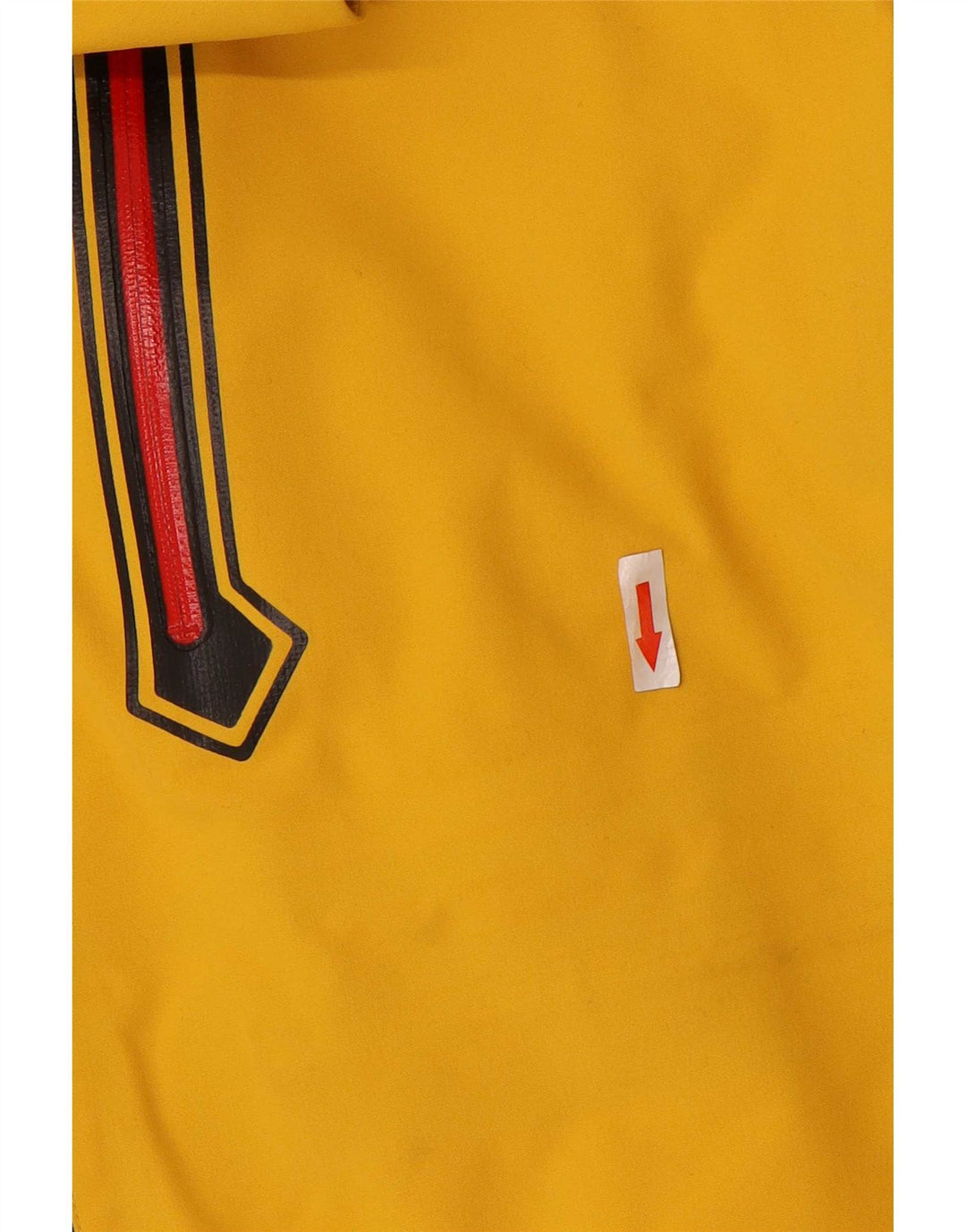 McKinley Mens Hooded Rain Jacket UK 38 Medium Yellow