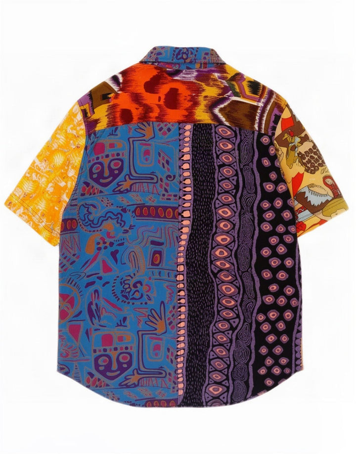 C&A Damen-Oversize-Hemd, EU 38, mittelgroß, mehrfarbig, geometrisch
