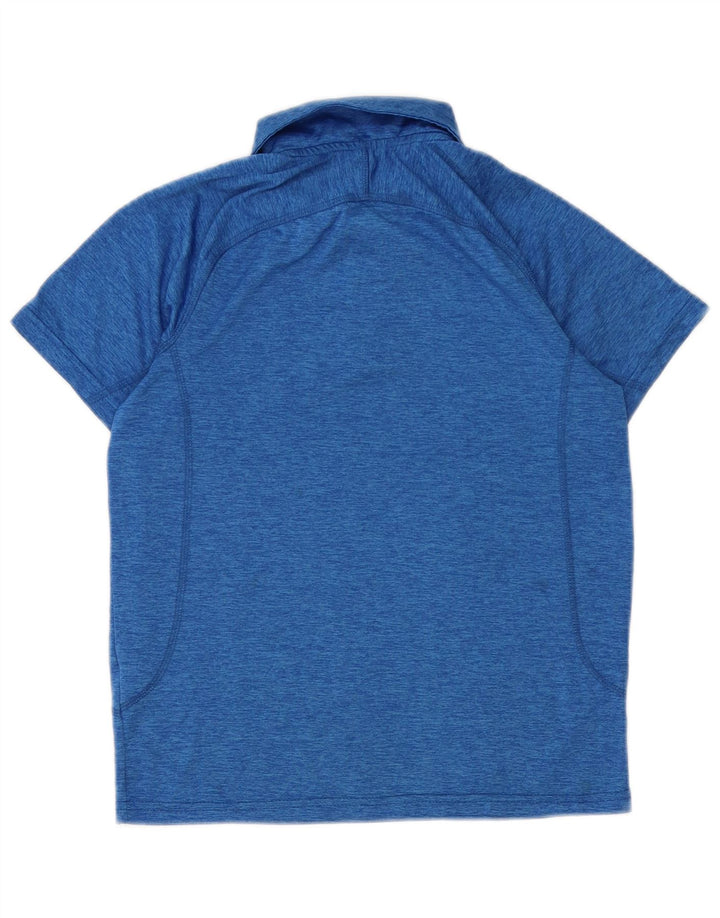 REEBOK Poloshirt für Jungen, 11–12 Jahre, blau geflecktes Polyester