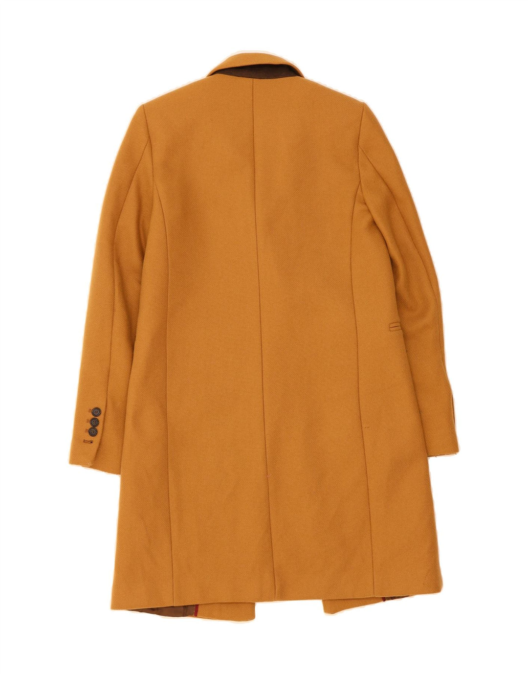 ZARA Womens Overcoat UK 6 XS Brown Viscose Vintage Zara and Second-Hand Zara from Messina Hembry 