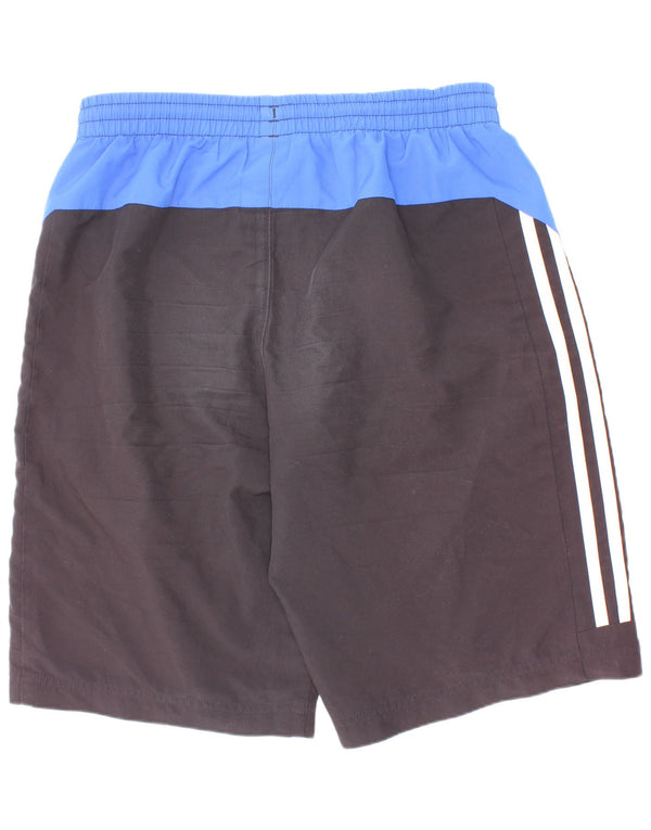 Adidas Short de Sport Garçon 13-14 Ans Noir Colorblock Polyester